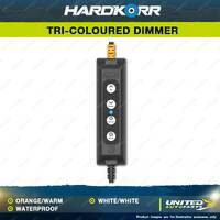 Hardkorr Push Button Tri Colour Dimmer For Orange/White Led Camp Lights