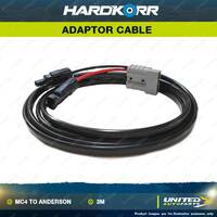 Hardkorr 3M 50A MC4 to Anderson Plug Adaptor Cable Caravan Camping