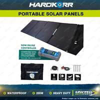 Hardkorr 200W Heavy Duty Portable Solar Panels with Crocskin Cell Armour