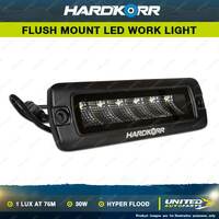 Hardkorr XDW Series 30W Flush Mount LED Work Light Hyper Flood 1 Lux @ 76M