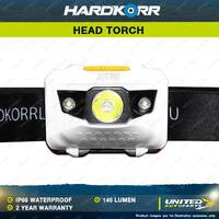 Hardkorr 145 Lumen Head Torch Headlamp IP66 Waterproof Caravan Camping