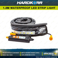 Hardkorr Lifestyle 1.3M Orange White Ezy-Fit Waterproof LED Strip Light