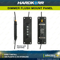 Hardkorr Dimmer Flush Mount Panel External Dimensions 150mm x 50mm x 15mm