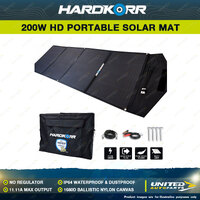 Hardkorr 200w Heavy Duty Portable Solar Mat No Regulator - IP64 Waterproof