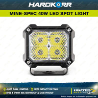 Hardkorr XDW Series Mine-Spec 40W LED Spot Light - 4000 Raw Lumens