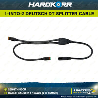 Hardkorr 1-Into-2 Deutsch DT Splitter Cable Double-insulated Oxygen-free Copper