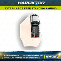 Hardkorr 270 Degree Extra-Large Free Standing Awning LHS - Aluminium Frame Arms