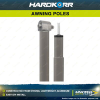 Hardkorr Awning Poles Suit the Hardkorr 270 Degree Awning - Max Length 2.3M