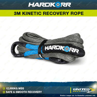 Hardkorr 3M Kinetic Recovery Rope 12000kg MBS - Safe & Smooth Recovery