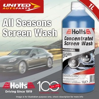 Holts All Seasons Concentrated Screen Wash 1L Melts ice Anti glare