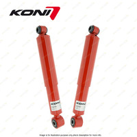 2x Rear KONI Heavy Track Shock Absorbers for Nissan Navara D40 4WD Ute 05-15