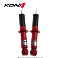 2 x Front KONI Heavy Track Adj Shocks for Toyota Landcruiser Prado 90-Series