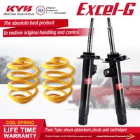 Front KYB EXCEL-G Shock Absorbers Super Low King Springs for BMW 320D E46 Wagon