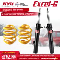 Front KYB EXCEL-G Shock Absorbers Super Low King Springs for BMW 320 323 325 E90