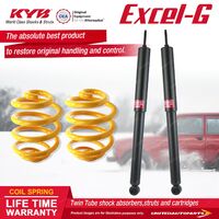 Rear KYB EXCEL-G Shock Absorbers Super Low King Springs for BMW 320 323 325 E30