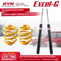 Front KYB EXCEL-G Shock Absorbers Super Low King Springs for BMW 320 323 325 E30