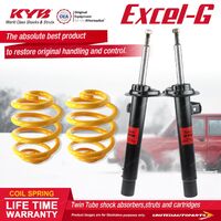 Front KYB EXCEL-G Shock Absorbers Super Low King Springs for BMW 328 330 E46