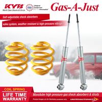 Rear KYB GAS-A-JUST Shocks Super Low King Springs for FORD Fairlane NA NC NF NL