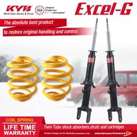 Front KYB EXCEL-G Shock Absorbers Super Low King Springs for FORD Fairlane AU 5L