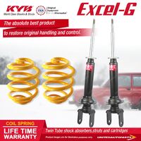 Rear KYB EXCEL-G Shock Absorbers Super Low King Springs for FORD Fairlane AU 5.0