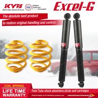 Rear KYB EXCEL-G Shock Absorbers Super Low King Springs for FORD Falcon BF XR8