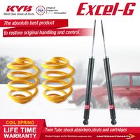 Rear KYB EXCEL-G Shock Absorbers Super Low King Springs for FORD Focus LS LT LV