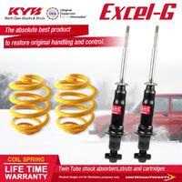 Rear KYB EXCEL-G Shock Absorbers Super Low King Springs for Commodore VE Wagon