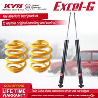 Rear KYB EXCEL-G Shock Absorbers Super Low King Springs for MAZDA 3 BK 2.0 2.2