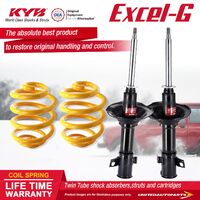 Front KYB EXCEL-G Shock Absorbers Super Low King Springs for SUBARU Impreza GC8