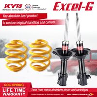 Front KYB EXCEL-G Shock Absorbers Super Low King Springs for SUBARU Impreza GD