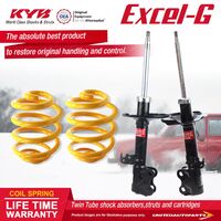 Fr KYB EXCEL-G Shock Absorbers Super Low King Springs for TOYOTA Corolla ZZE122