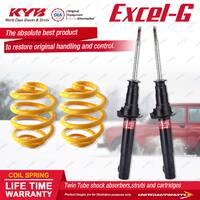 Front KYB EXCEL-G Shock Absorbers Lowered King Springs for ALFA ROMEO 156 Sedan