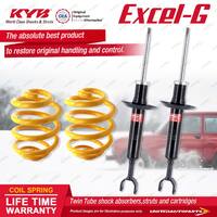 Front KYB EXCEL-G Shock Absorbers Lowered King Springs for AUDI A4 B5 I4 V6