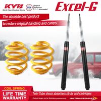 Front KYB EXCEL-G Shock Absorbers Lowered King Springs for BMW 525i E34 2.5 I6