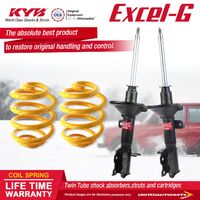 Rear KYB EXCEL-G Shock Absorbers Lowered King Springs for DAEWOO Nubira SEDAN