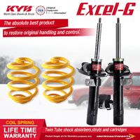 Front KYB EXCEL-G Shock Absorbers Lowered King Springs for FORD Focus LS LT FWD