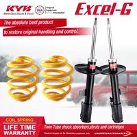 Rear KYB EXCEL-G Shock Absorbers Lowered King Springs for HOLDEN Apollo JM JP