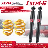 Rear KYB EXCEL-G Shock Absorbers Lowered King Springs for HOLDEN Astra AH HATCH