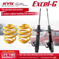 Front KYB EXCEL-G Shock Absorbers Lowered King Springs for HOLDEN Caprice WM V6