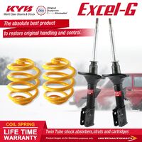 Front KYB EXCEL-G Shock Absorbers Lowered King Springs for HOLDEN Crewman VYII