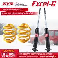 Front KYB EXCEL-G Shock Absorbers Lowered King Spring for HOLDEN FB HD HR Sedan