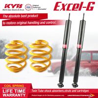 Rear KYB EXCEL-G Shock Absorbers Lowered King Springs for HOLDEN Statesman VR VS