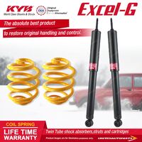 Rear KYB EXCEL-G Shock Absorbers Lowered King Spring for HOLDEN Torana LC LJ 138