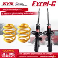 Front KYB EXCEL-G Shock Absorbers Lowered King Springs for HYUNDAI Getz TB