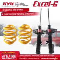 Front KYB EXCEL-G Shock Absorbers Lowered King Springs for KIA Mentor AFB I4