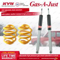 Front KYB GAS-A-JUST Shocks Lowered King Springs for MERCEDES BENZ C180 W202 1.8