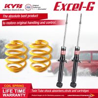 Rear KYB EXCEL-G Shock Absorbers Lowered King Springs for MITSUBISHI FTO DE2A 3A