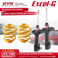 Front KYB EXCEL-G Shock Absorbers Lowered King Springs for Magna TJ TL TW V6