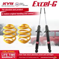 Rear KYB EXCEL-G Shock Absorbers Lowered King Springs for Magna TJ TL TW Sedan