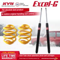 Front KYB EXCEL-G Shock Absorbers Lowered King Springs for NISSAN 1200 B120 B110